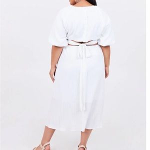 White Arula Midi Dress